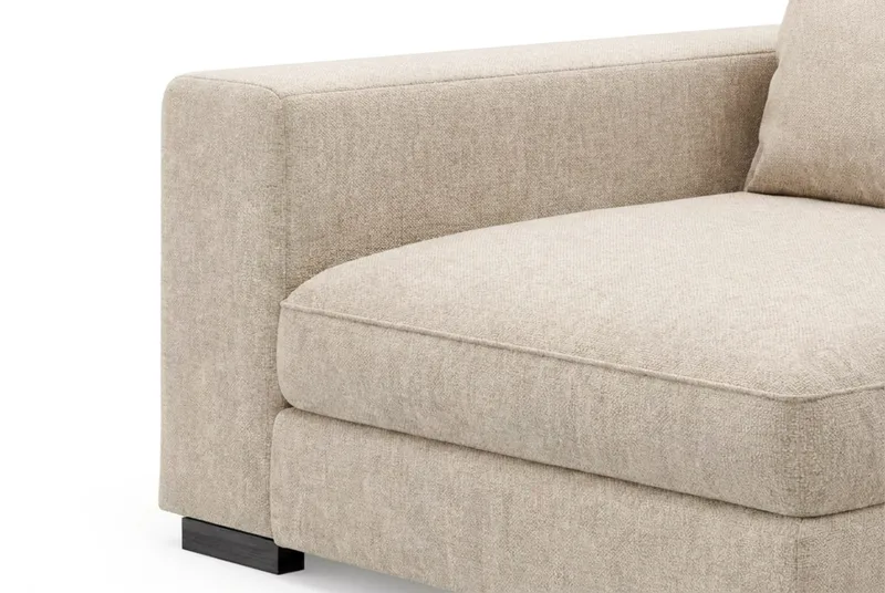 Dubai Armstöd Vänster i Chenille, Beige