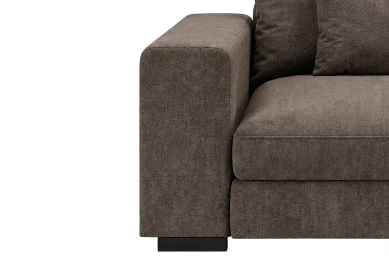 Dubai Armstöd Vänster i Tyg, Mörkbrun