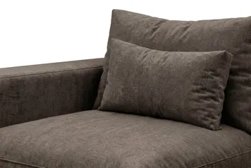 Dubai Armstöd Vänster i Tyg - Mörkbrun - Möbler - Soffa - Modulsoffa - Övriga moduler till modulsoffa