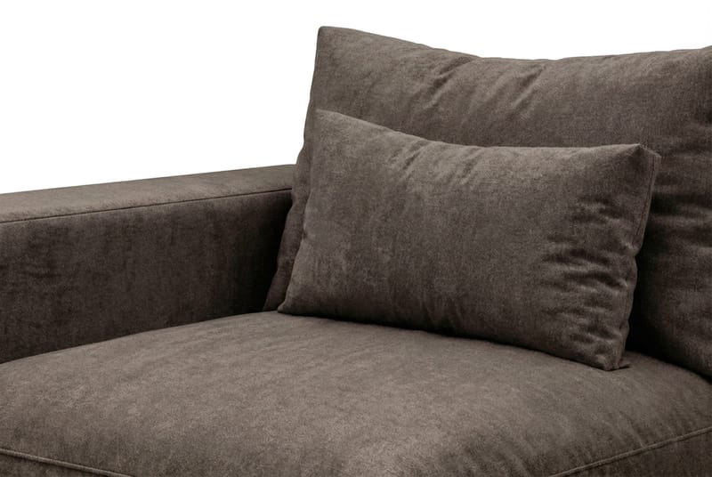 Dubai Armstöd Vänster i Tyg - Mörkbrun - Möbler - Soffa - Modulsoffa - Övriga moduler till modulsoffa