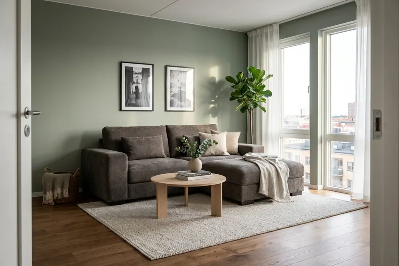Dubai Divansoffa Höger Extra Djup i Chenille - Mörkbrun - Möbler - Soffa - Modulsoffa - Komplett modulsoffa