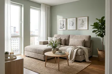 Dubai Divansoffa Vänster Extra Djup i Chenille - Brun - Möbler - Soffa - Modulsoffa - Komplett modulsoffa