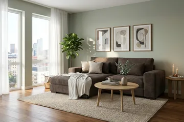 Dubai Divansoffa Vänster Extra Djup i Chenille - Mörkbrun - Möbler - Soffa - Modulsoffa - Komplett modulsoffa