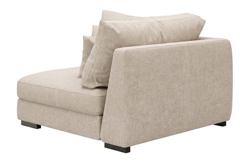 Dubai Hörnmodul i Chenille Extra Djup - Beige - Möbler - Soffa - Modulsoffa - Hörnmodul