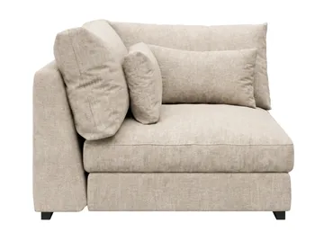 Dubai Hörnmodul i Chenille Extra Djup - Beige - Möbler - Soffa - Modulsoffa - Hörnmodul