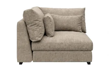 Dubai Hörnmodul i Tyg Extra Djup - Beige/Grå - Möbler - Soffa - Modulsoffa - Hörnmodul