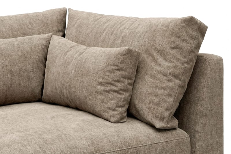 Dubai Hörnmodul i Tyg Extra Djup - Beige/Grå - Möbler - Soffa - Modulsoffa - Hörnmodul