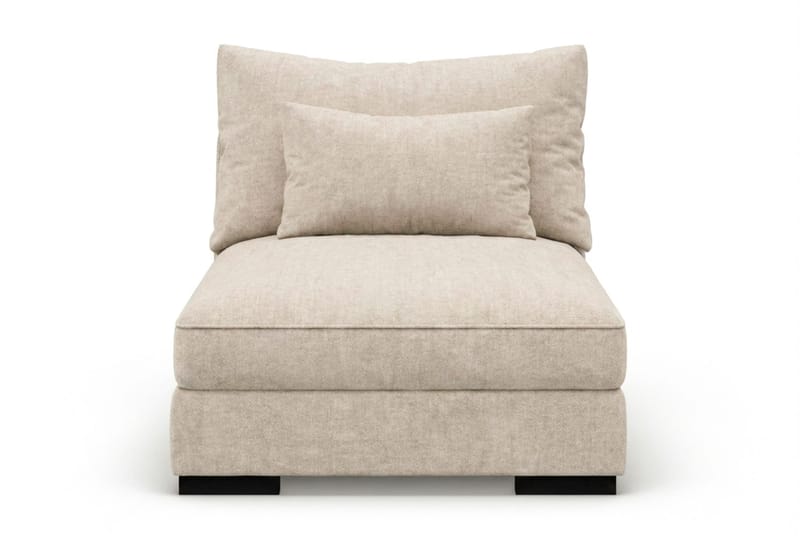 Dubai Mittmodul i Chenille Extra Djup - Beige - Möbler - Soffa - Modulsoffa - Mittmodul