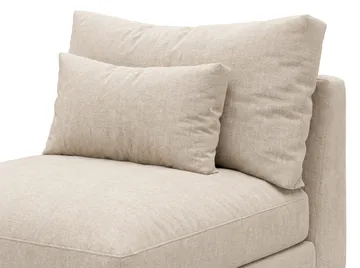 Dubai Mittmodul i Chenille Extra Djup - Beige - Möbler - Soffa - Modulsoffa - Mittmodul