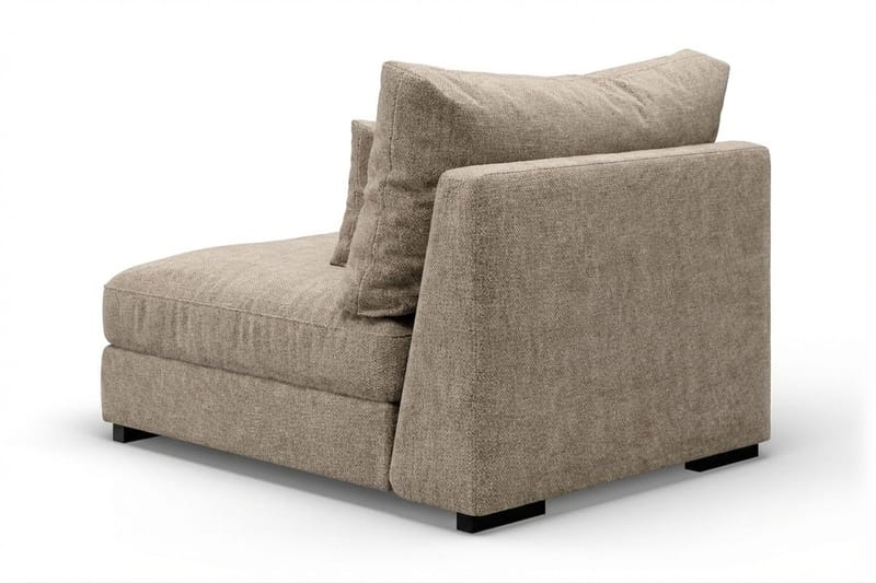 Dubai Mittmodul i Tyg - Beige/Grå - Möbler - Soffa - Modulsoffa - Mittmodul