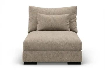 Dubai Mittmodul i Tyg Extra Djup - Beige/Grå - Möbler - Soffa - Modulsoffa - Mittmodul