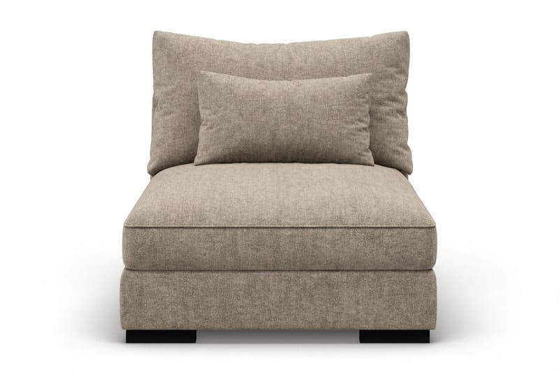 Dubai Mittmodul i Tyg Extra Djup - Beige/Grå - Möbler - Soffa - Modulsoffa - Mittmodul