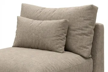 Dubai Mittmodul i Tyg Extra Djup - Beige/Grå - Möbler - Soffa - Modulsoffa - Mittmodul