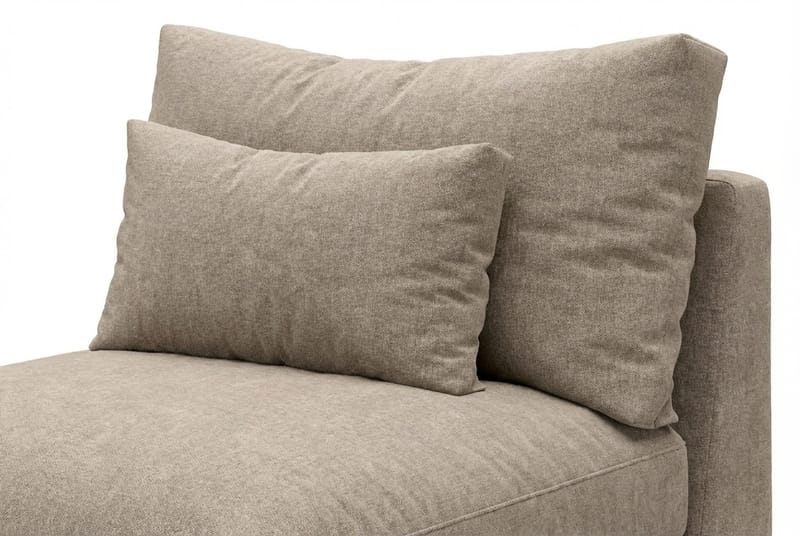 Dubai Mittmodul i Tyg Extra Djup - Beige/Grå - Möbler - Soffa - Modulsoffa - Mittmodul