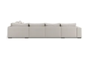 Dubai Stor U-modulsoffa med Divan Vänster 432 cm Extra Djup - Beige - Möbler - Soffa - Modulsoffa - Komplett modulsoffa