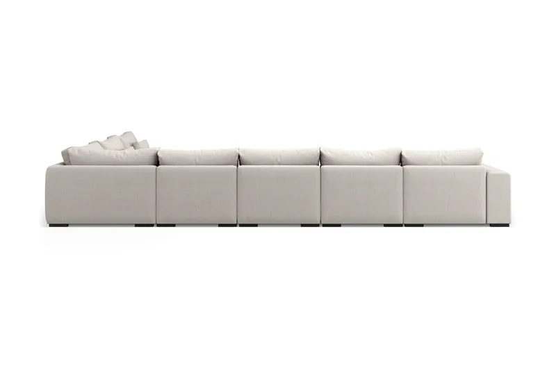 Dubai U-modulsoffa Large med Divan Vänster Extra Djup - Beige - Möbler - Soffa - Modulsoffa - Komplett modulsoffa