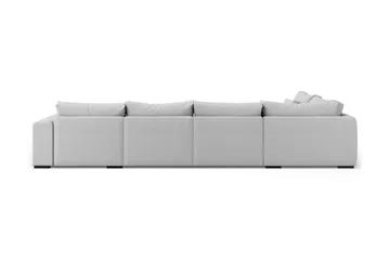 Dubai U-modulsoffa med Divan Höger Extra Djup - Ljusgrå - Möbler - Soffa - Modulsoffa - Komplett modulsoffa