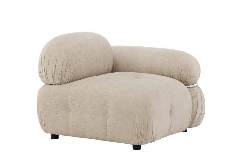 Högermodul Mika 95 cm - Beige - Möbler - Soffa - Modulsoffa - Hörnmodul
