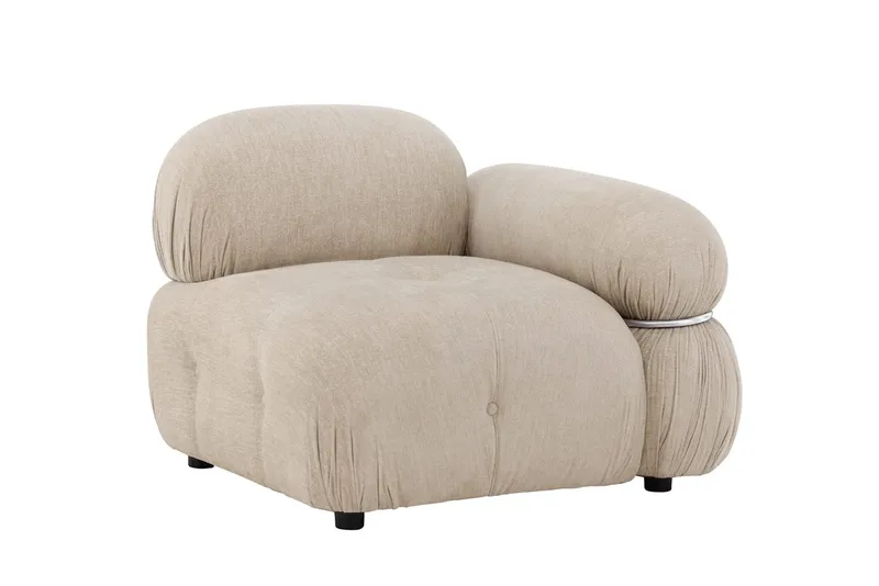 Högermodul Mika 95 cm - Beige - Möbler - Soffa - Modulsoffa - Hörnmodul