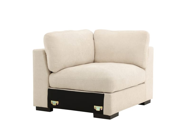Högermodul Salerno i Tyg - Beige - Möbler - Soffa - Modulsoffa - Hörnmodul