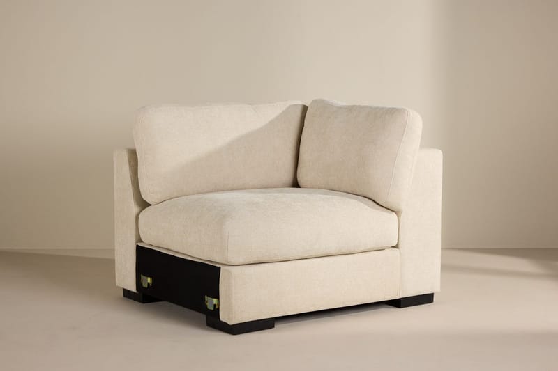 Högermodul Salerno i Tyg - Beige - Möbler - Soffa - Modulsoffa - Hörnmodul