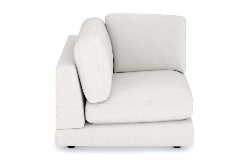 Arken 1-sits Hörnmodul i Bouclé - Vit - Möbler - Soffa - Modulsoffa - Hörnmodul