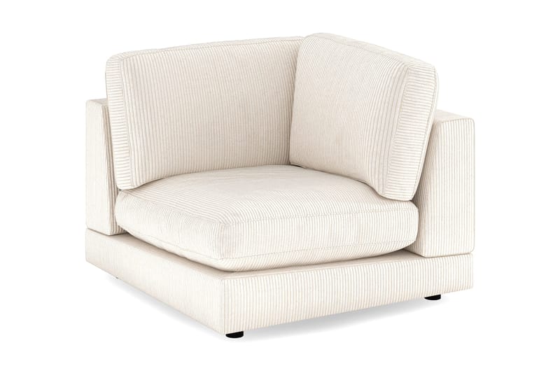 Arken 1-sits Hörnmodul i Manchester, Beige