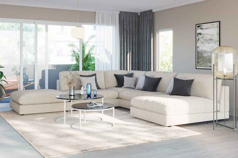 Arken 1-sits Hörnmodul i Manchester - Beige - Möbler - Soffa - Modulsoffa - Hörnmodul
