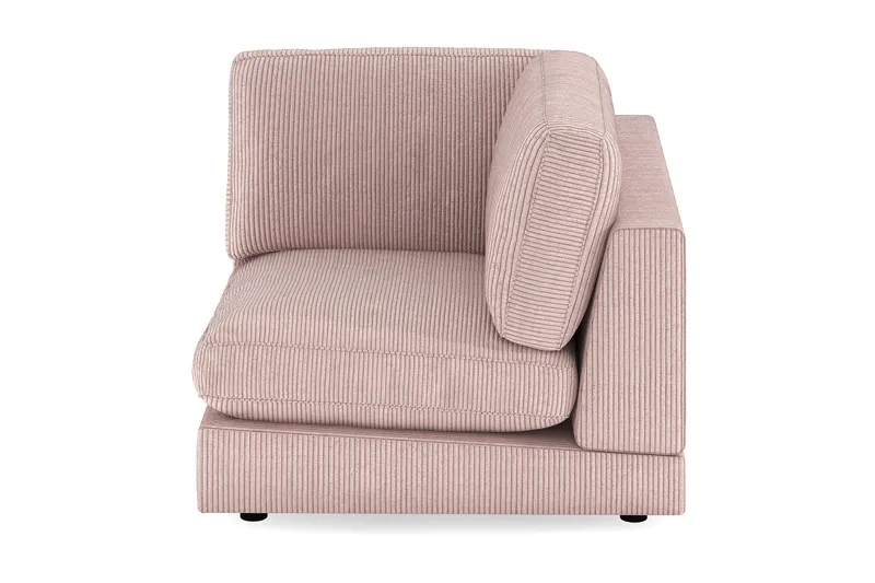 Arken 1-sits Hörnmodul i Manchester - Rosa - Möbler - Soffa - Modulsoffa - Hörnmodul