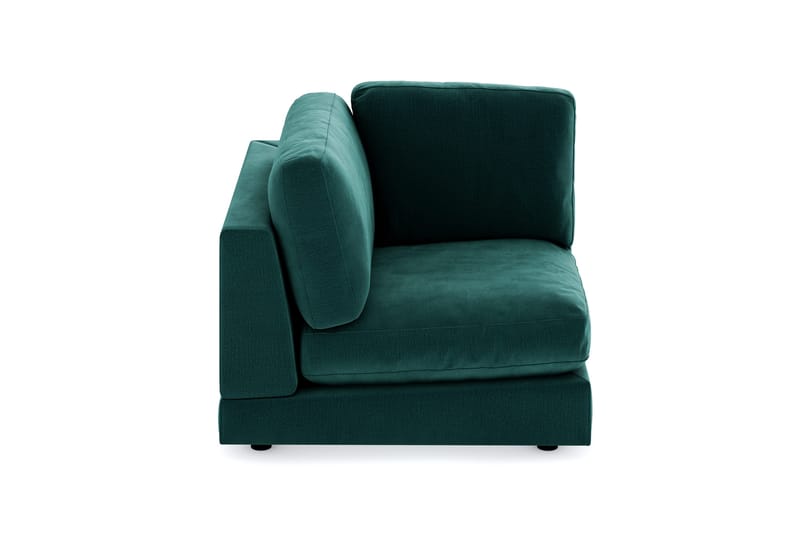 Arken 1-sits Hörnmodul i Sammet - Grön - Möbler - Soffa - Modulsoffa - Hörnmodul