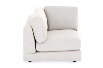 Arken 1-sits Hörnmodul i Sammet - Krämvit - Möbler - Soffa - Modulsoffa - Hörnmodul