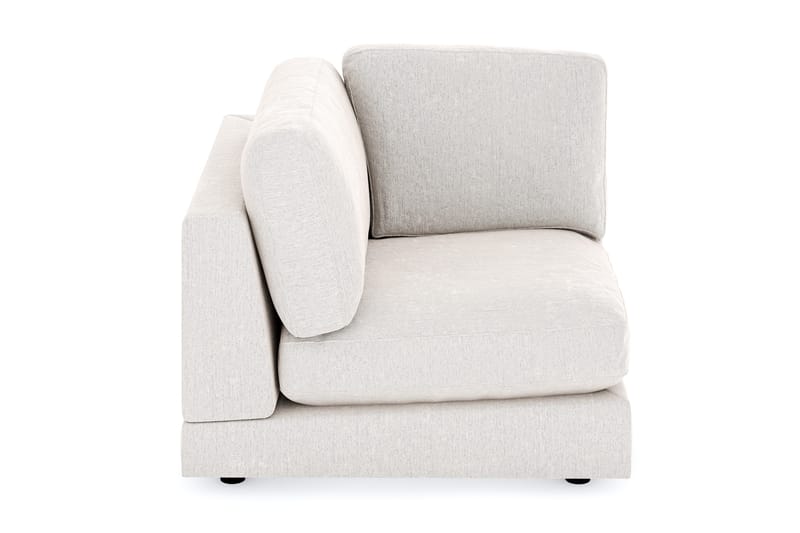 Arken 1-sits Hörnmodul i Sammet - Krämvit - Möbler - Soffa - Modulsoffa - Hörnmodul