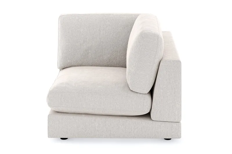 Arken 1-sits Hörnmodul i Sammet - Krämvit - Möbler - Soffa - Modulsoffa - Hörnmodul