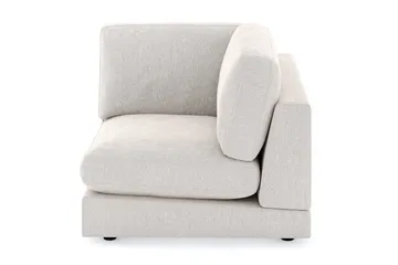 Arken 1-sits Hörnmodul i Sammet - Krämvit - Möbler - Soffa - Modulsoffa - Hörnmodul