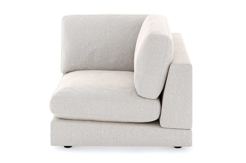 Arken 1-sits Hörnmodul i Sammet - Krämvit - Möbler - Soffa - Modulsoffa - Hörnmodul