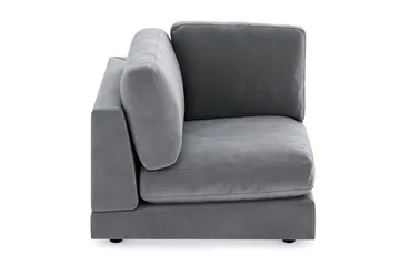 Arken 1-sits Hörnmodul i Sammet - Ljusgrå - Möbler - Soffa - Modulsoffa - Hörnmodul