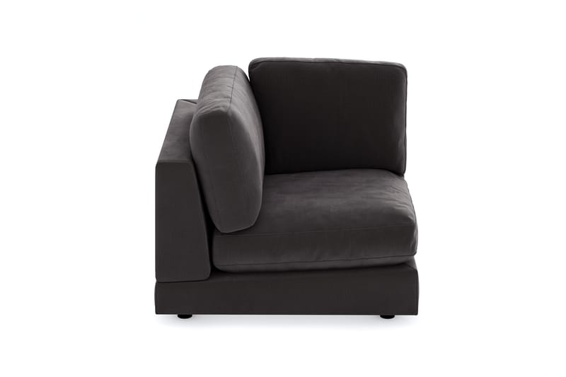 Arken 1-sits Hörnmodul i Sammet - Mörkgrå - Möbler - Soffa - Modulsoffa - Hörnmodul