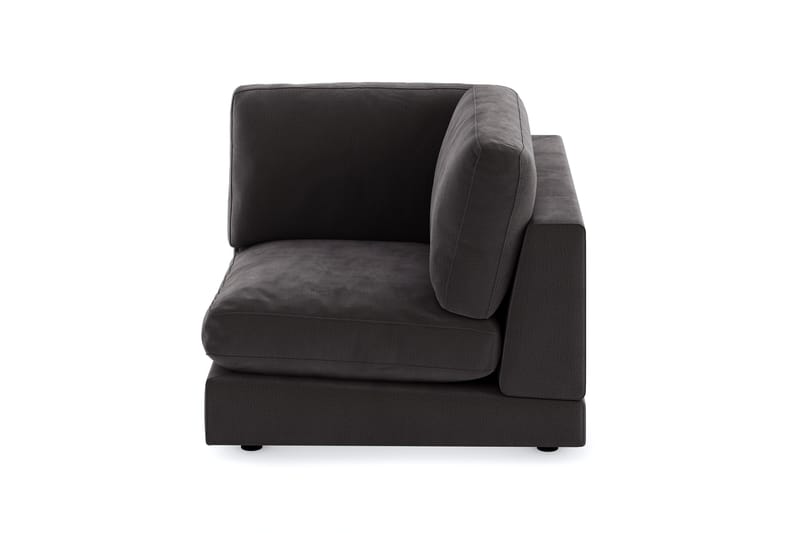 Arken 1-sits Hörnmodul i Sammet - Mörkgrå - Möbler - Soffa - Modulsoffa - Hörnmodul