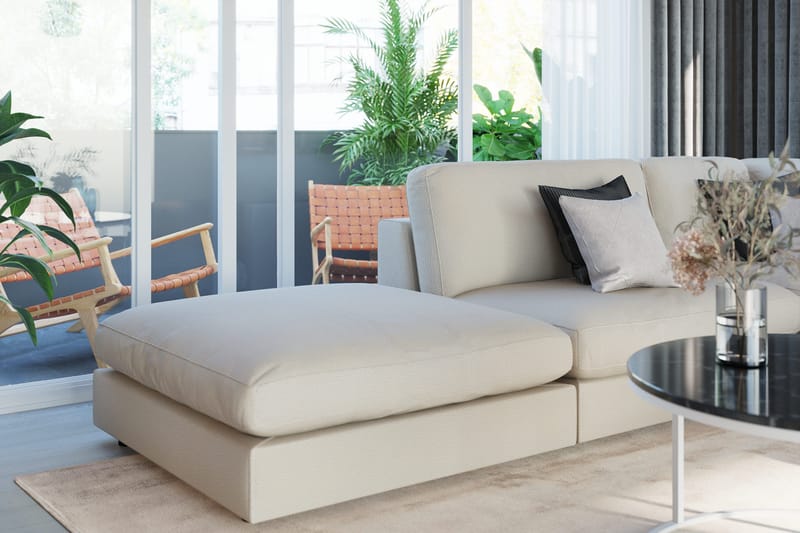 Arken 1-sits Hörnmodul i Tyg - Beige - Möbler - Soffa - Modulsoffa - Hörnmodul