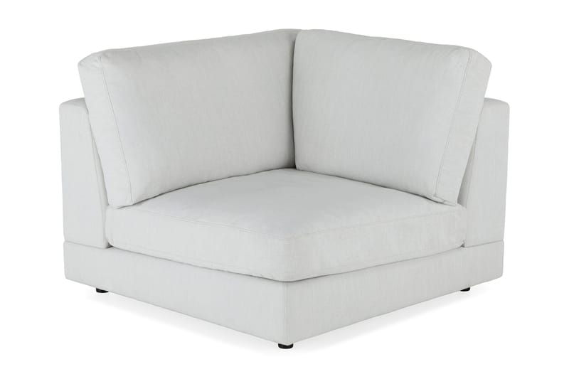 Arken 1-sits Hörnmodul i Tyg, Ljusgrå