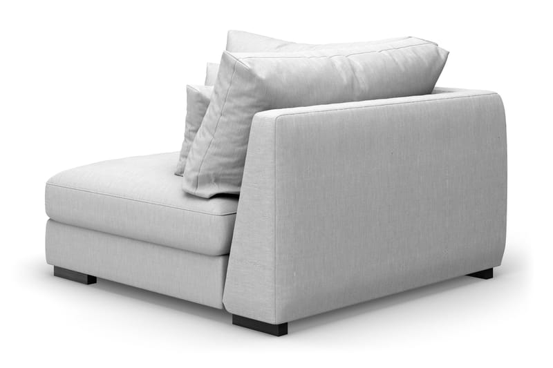 Dubai 1-sits Extra Djup Hörnmodul för Modulsoffa i Tyg - Ljusgrå - Möbler - Soffa - Modulsoffa - Hörnmodul