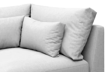 Dubai 1-sits Extra Djup Hörnmodul för Modulsoffa i Tyg - Ljusgrå - Möbler - Soffa - Modulsoffa - Hörnmodul