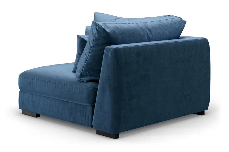 Dubai Hörnmodul Sammet - Blå - Möbler - Soffa - Modulsoffa - Hörnmodul