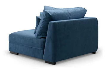 Dubai Hörnmodul Sammet Extra Djup - Blå - Möbler - Soffa - Modulsoffa - Hörnmodul