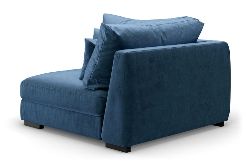 Dubai Hörnmodul Sammet Extra Djup - Blå - Möbler - Soffa - Modulsoffa - Hörnmodul