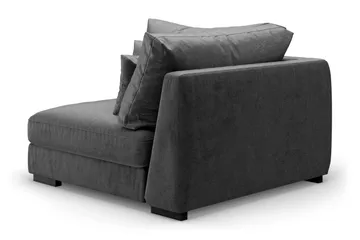 Dubai Hörnmodul Sammet Extra Djup - Mörkgrå - Möbler - Soffa - Modulsoffa - Hörnmodul