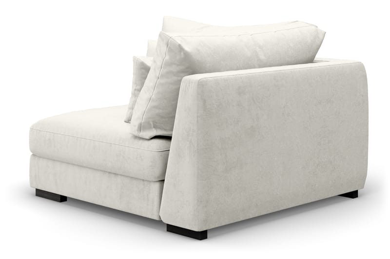 Dubai Hörnmodul Sammet Extra Djup - Vit - Möbler - Soffa - Modulsoffa - Hörnmodul