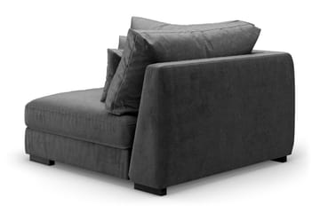 Dubai Hörnmodul Sammet - Mörkgrå - Möbler - Soffa - Modulsoffa - Hörnmodul