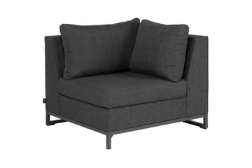 Hörnmodul Morte 90 cm - Svart - Utemöbler & utemiljö - Loungemöbler - Loungesoffor