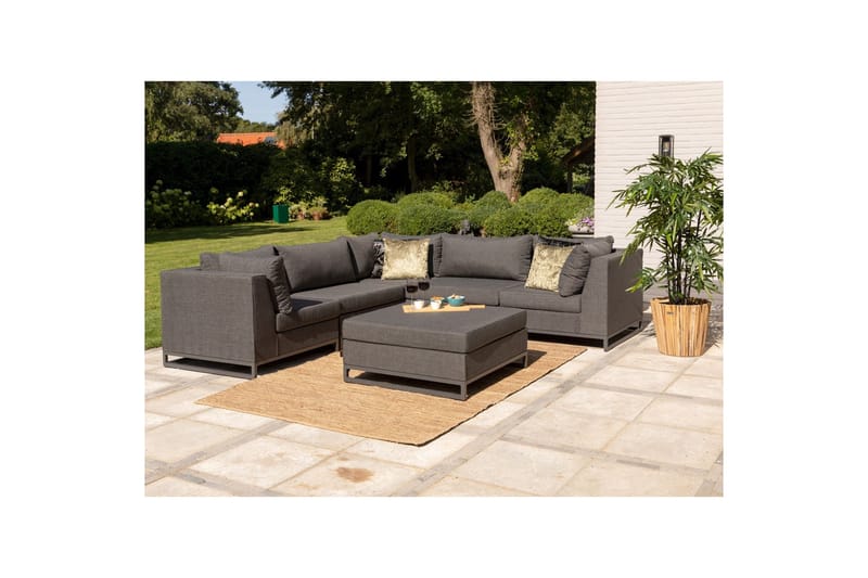 Hörnmodul Morte 90 cm - Svart - Utemöbler & utemiljö - Loungemöbler - Loungesoffor